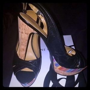 Nine West Black Brand New Heels 7.5